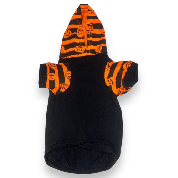 NEW Halloween Pumpkin Hoodie Small Dog Costume Hooded Sweater Pet Size Large - Picture 7 of 7
